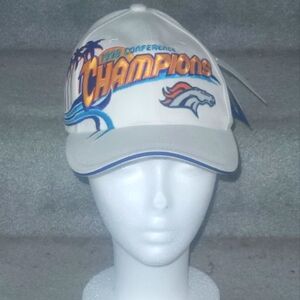 Unisex Broncos White 1998 Conference Champions Cap